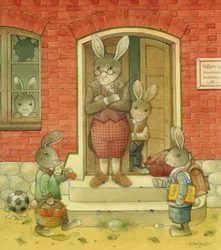 Hare School, 2006 (wc på papper)
